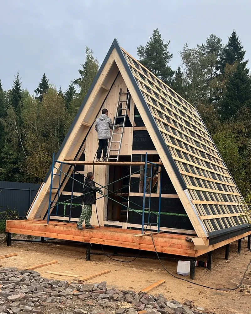 Roof truss system installation